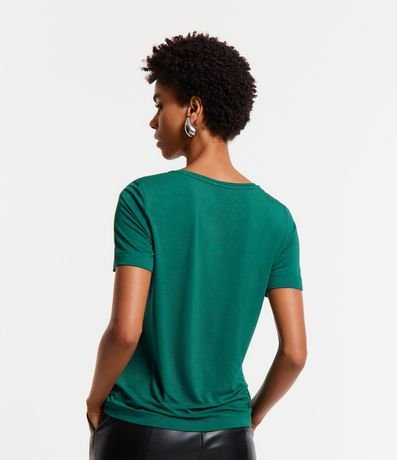 Blusa Básica en Viscosa con Escote V 5