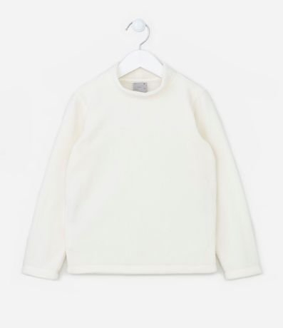 Buzo Infantil en Fleece con Cuello Alto - Talle 1 a 5 años