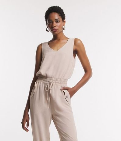 Mono New Midi con Escote V y Elástico en la Cintura 2