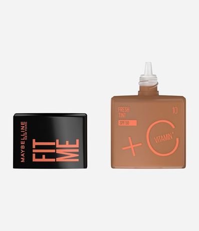 Base Líquida Maybelline NY Fit Me Fresh Tint Vitamina C FPS50 Tono 10 3