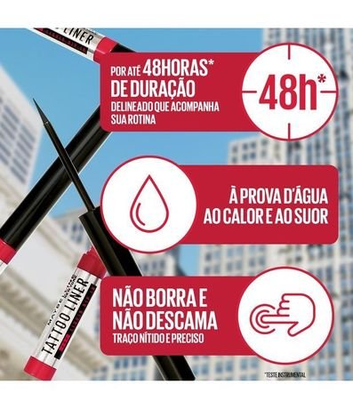 Delineador Líquido NY Tattoo Liner 48H 3