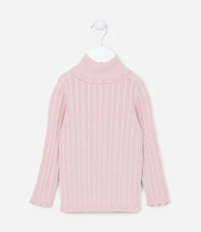 Buzo Infantil con Cuello alto Texturizado - Talle 1 A 5 años