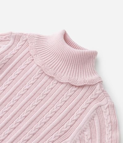 Buzo Infantil con Cuello alto Texturizado - Talle 1 A 5 años 4