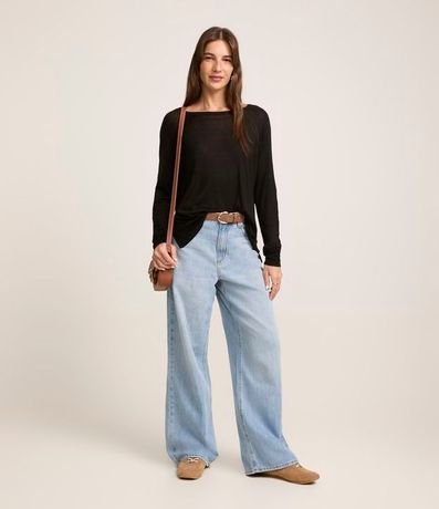 Suéter de Punto con Cuello Redondo 2