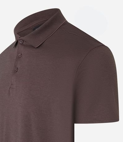 Remera Polo Manga Corta en Algodón 6