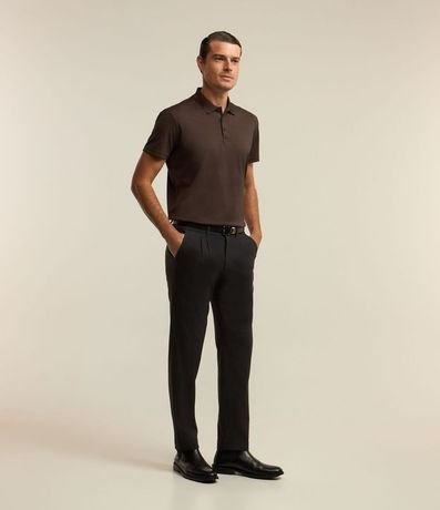 Remera Polo Manga Corta en Algodón 2