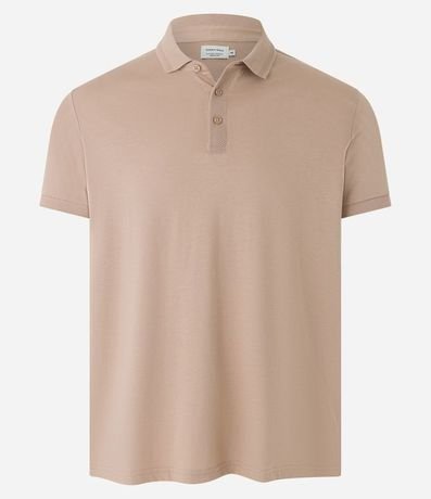 Polo Regular en Media Malla con Detalles Texturizados 6