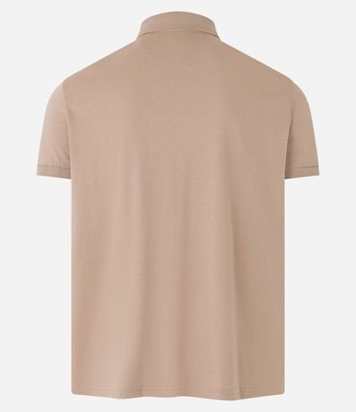 Polo Regular en Media Malla con Detalles Texturizados 8