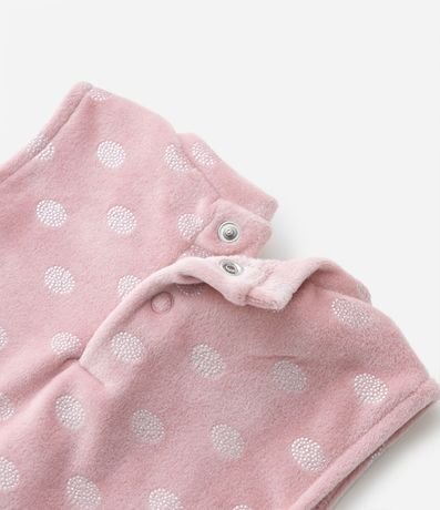 Vestido Infantil en Terciopelo con Bolsillos - Talle 0 al 18 meses 4