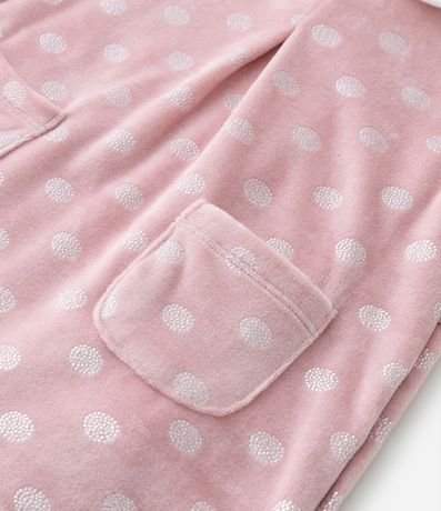 Vestido Infantil en Terciopelo con Bolsillos - Talle 0 al 18 meses 6