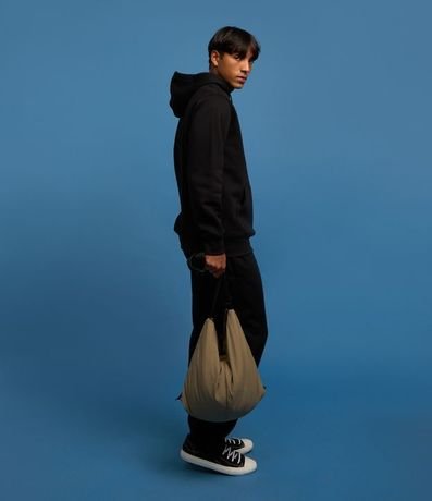 Pantalón Recto en Algodón con Bolsillos y Lazo en la Cintura 6