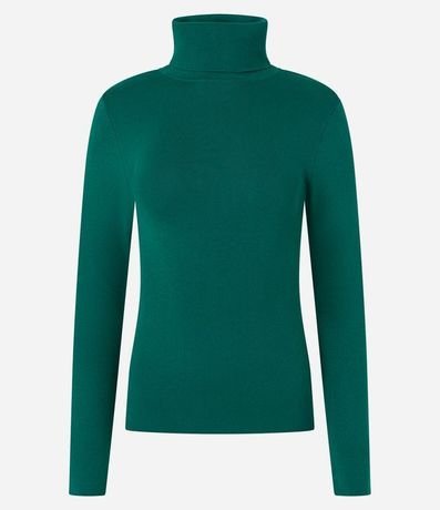 Suéter en Punto con Cuello Alto Estructurado 5