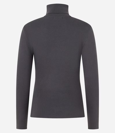 Suéter en Punto con Cuello Alto Estructurado 6