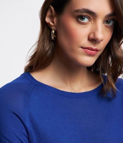 Suéter de Punto con Cuello Redondo 3