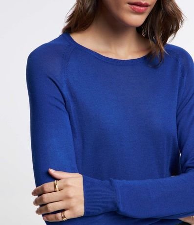 Suéter de Punto con Cuello Redondo 4