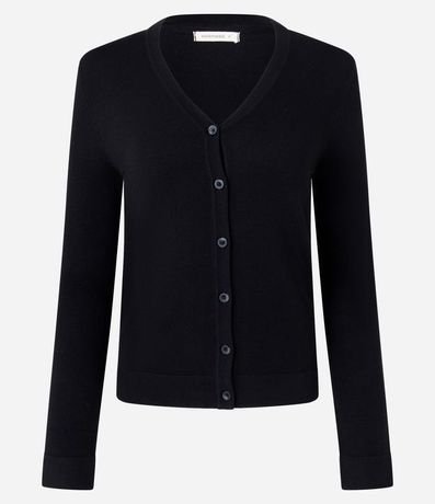 Cardigan en Viscosa con Cierre en Botones 5