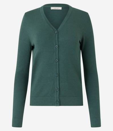 Cardigan en Viscosa con Cierre en Botones 5