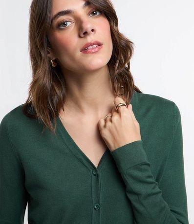 Cardigan en Viscosa con Cierre en Botones 4