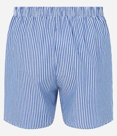 Calzoncillo Boxer de Tela en Tricolina con Estampado de Rayas 6