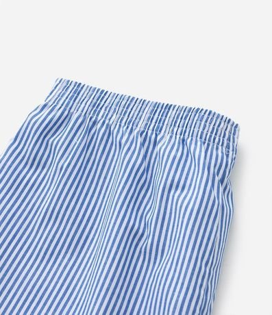 Calzoncillo Boxer de Tela en Tricolina con Estampado de Rayas 8