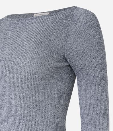 Vestido Midi de Punto Ajustado y con Cuello Barco 7