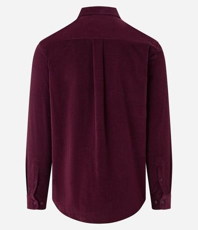 Camisa en Terciopelo con Bolsillos Delanteros 8