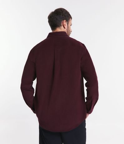 Camisa en Terciopelo con Bolsillos Delanteros 4