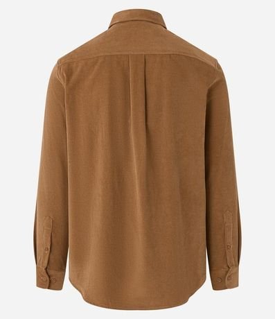 Camisa en Terciopelo con Bolsillos Delanteros 9