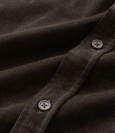 Camisa en Terciopelo con Bolsillos Delanteros 8