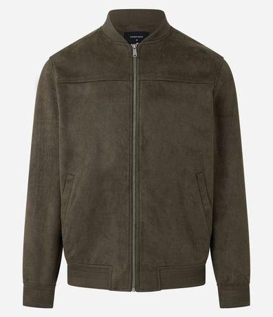 Chaqueta Bomber Lisa con Bolsillo 6