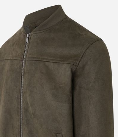 Chaqueta Bomber Lisa con Bolsillo 7