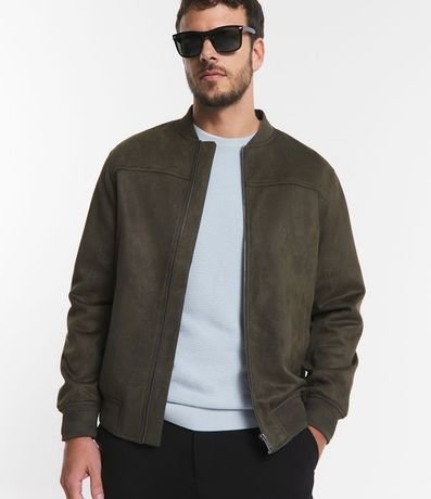 Chaqueta Bomber Lisa con Bolsillo 5