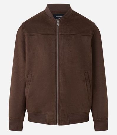 Chaqueta Bomber Lisa con Bolsillo 9