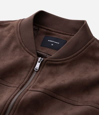 Chaqueta Bomber Lisa con Bolsillo 12