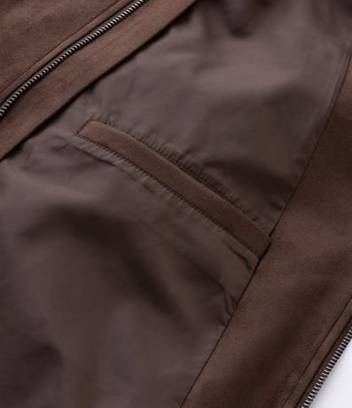 Chaqueta Bomber Lisa con Bolsillo 14