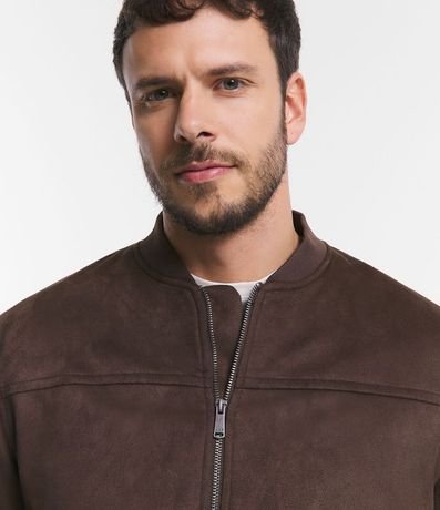 Chaqueta Bomber Lisa con Bolsillo 6