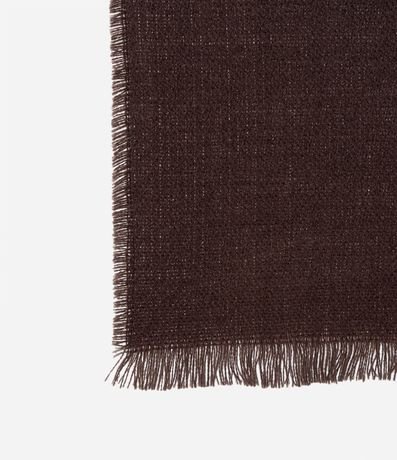 Bufanda en Punto Sarjado con Franjas en lo Dobladillo 3