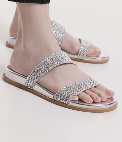 Sandalia Plana con Tiras Assimétricas 6