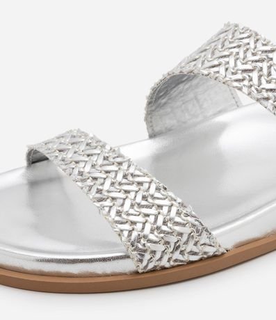 Sandalia Plana con Tiras Assimétricas 3