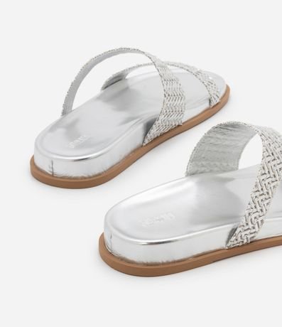 Sandalia Plana con Tiras Assimétricas 4