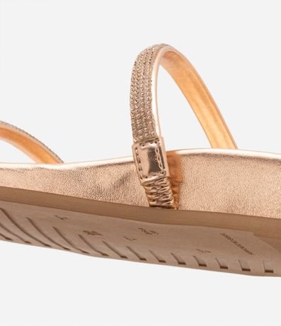 Sandalia Plana con Tiras de Strass 2