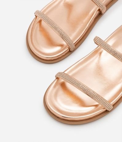 Sandalia Plana con Tiras de Strass 4