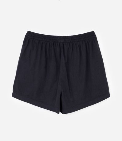 Short Comfy en Sarga con Lazo en la Cintura y Bolsillos Curve & Plus Size 6