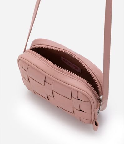 Bolsillo Transversal Infantil en PU con Textura Tramada 4