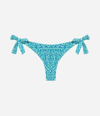 Bikini Bombacha Lazo Grueso en Poliamida con Estampa Mini Manchas 1