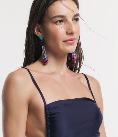 Malla en Poliamida con Fruncidos en el lateral y Escote Cuadrado 3