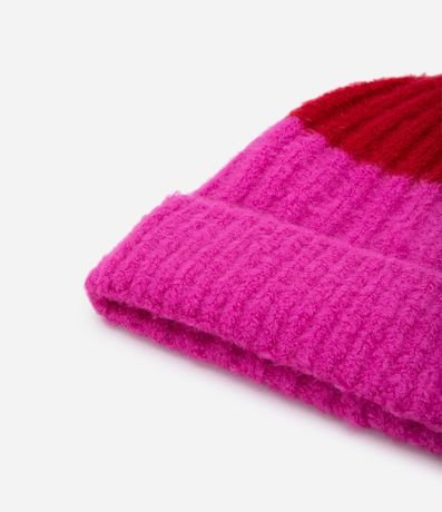 Gorro Infantil en Punto Acanalado 2