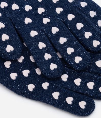 Guante Infantil con Estampado de Corazones - Talle P al G 4
