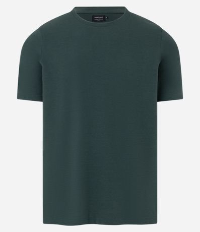 Remera Slim en Algodón con Textura Acanalada 8