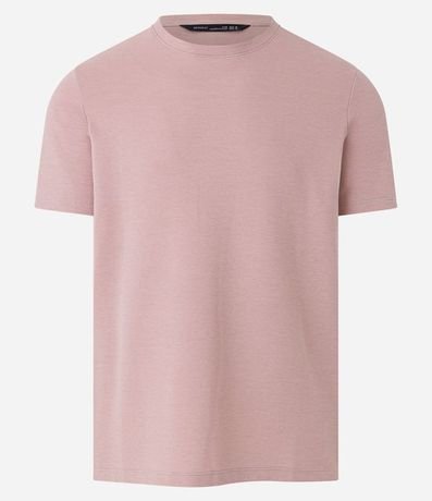 Remera Slim en Algodón con Textura Acanalada 7